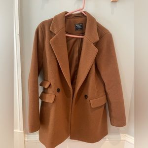Abercrombie tan coat